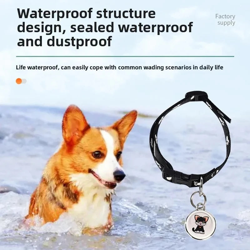 Localizador GPS Antipérdida para Mascotas, Rastreo en Tiempo Real, Compatible con Bluetooth, Resistente al Agua, Localizador Inteligente para Perros y Gatos