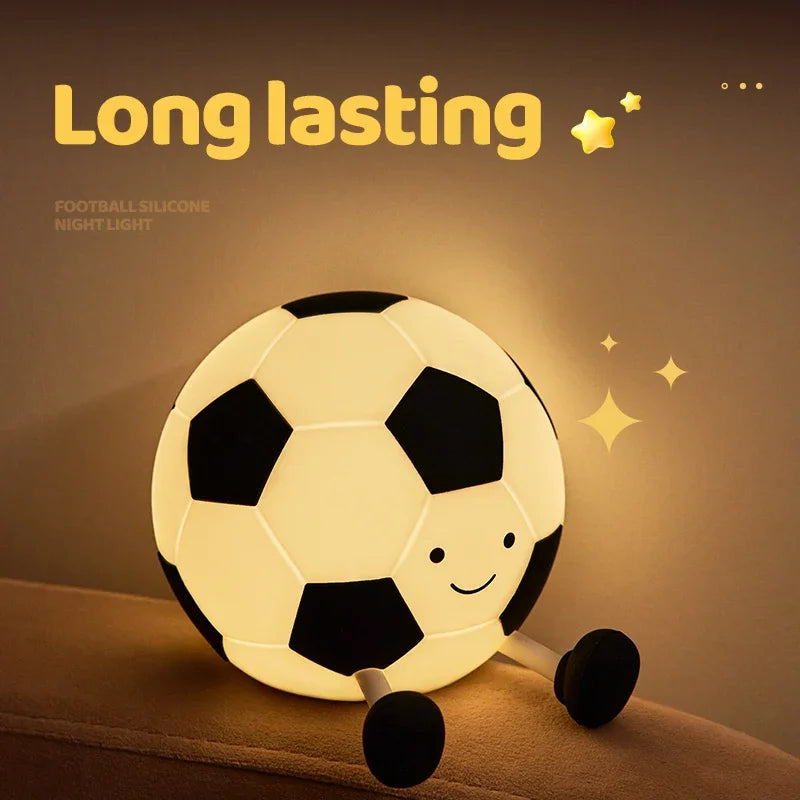 Luz nocturna de silicona suave: lámpara de noche regulable de 3 niveles con control táctil recargable por USB para guardería, niños, bebés y decoración de regalo