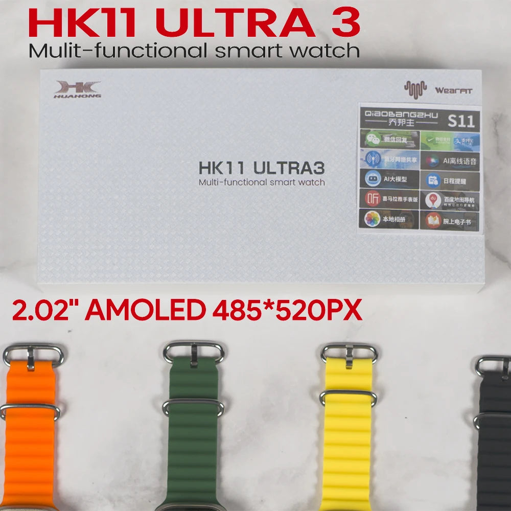 Reloj Inteligente HK11 Ultra3 GPS NFC Bluetooth