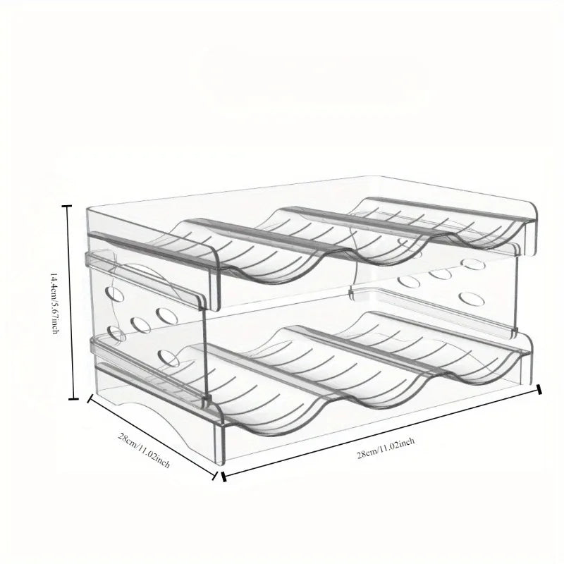 Estante Modular Expandible para Tazas y Copas, Organizador 2 o 3 Capas