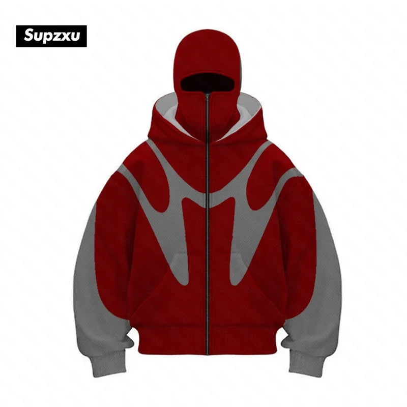 Buzo con Capucha Oversize Estampado para Hombre