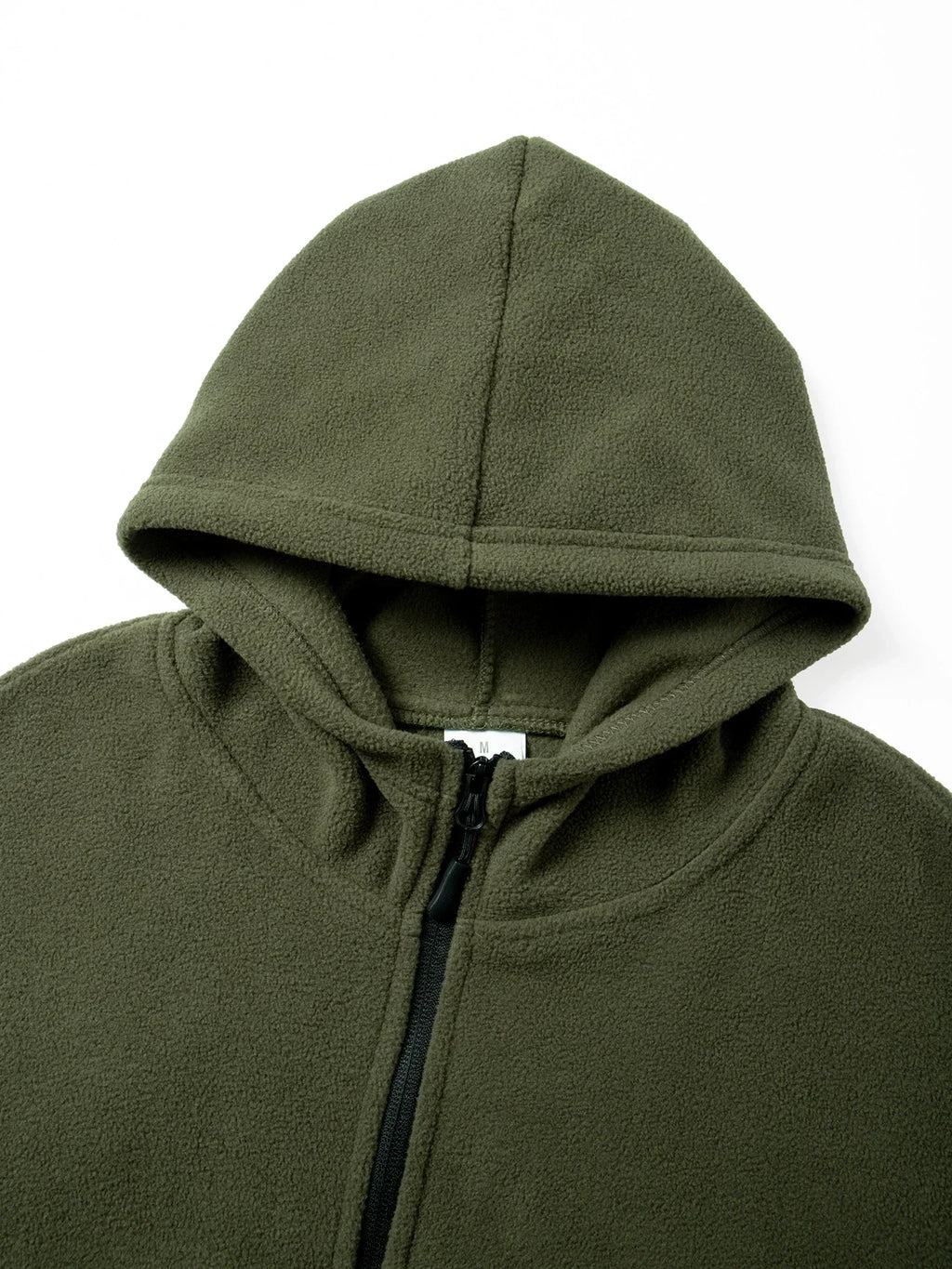 Chaqueta Polar Táctica con Capucha para Hombre | Cremallera Completa