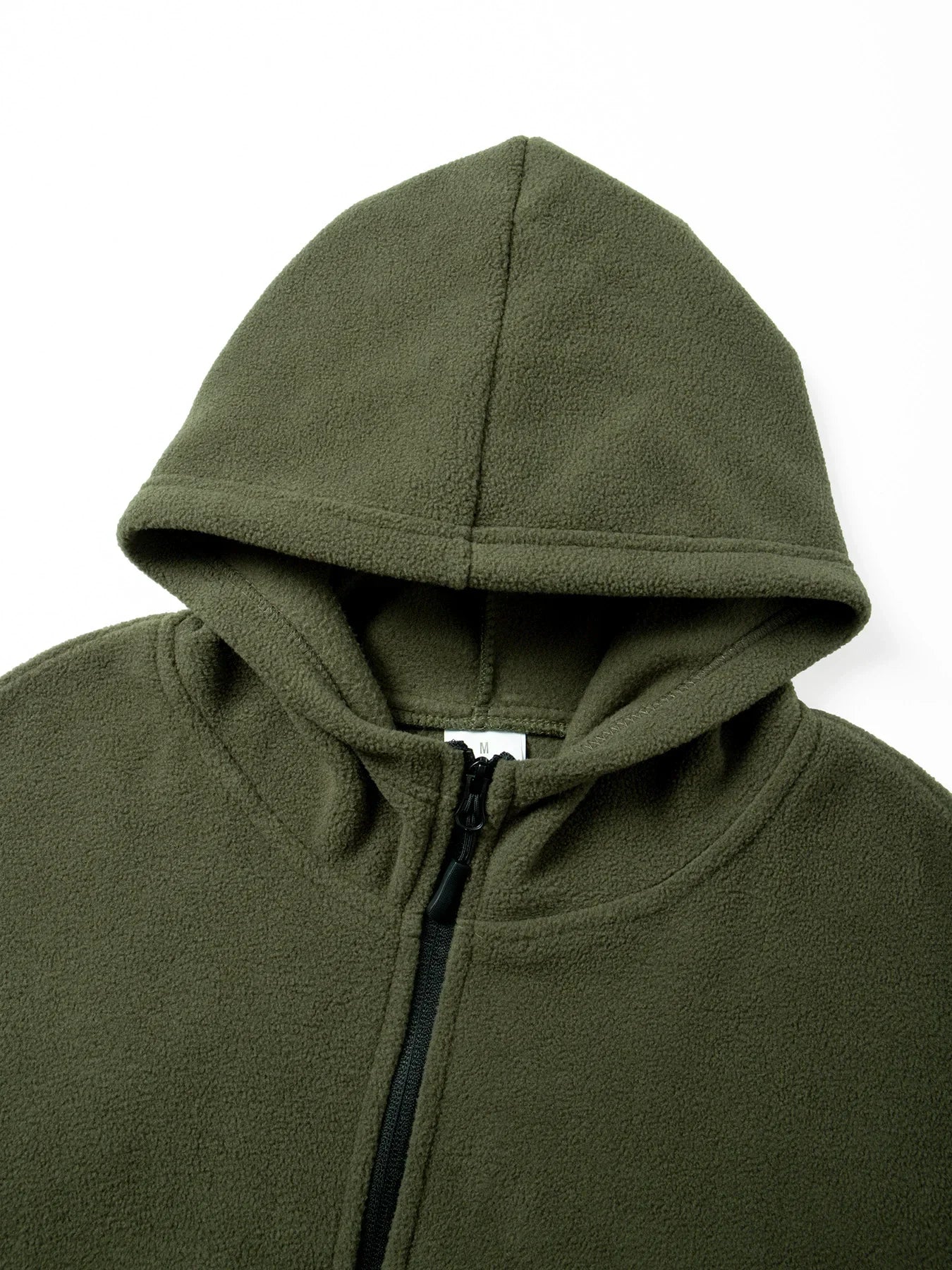 Chaqueta Polar Táctica con Capucha para Hombre | Cremallera Completa