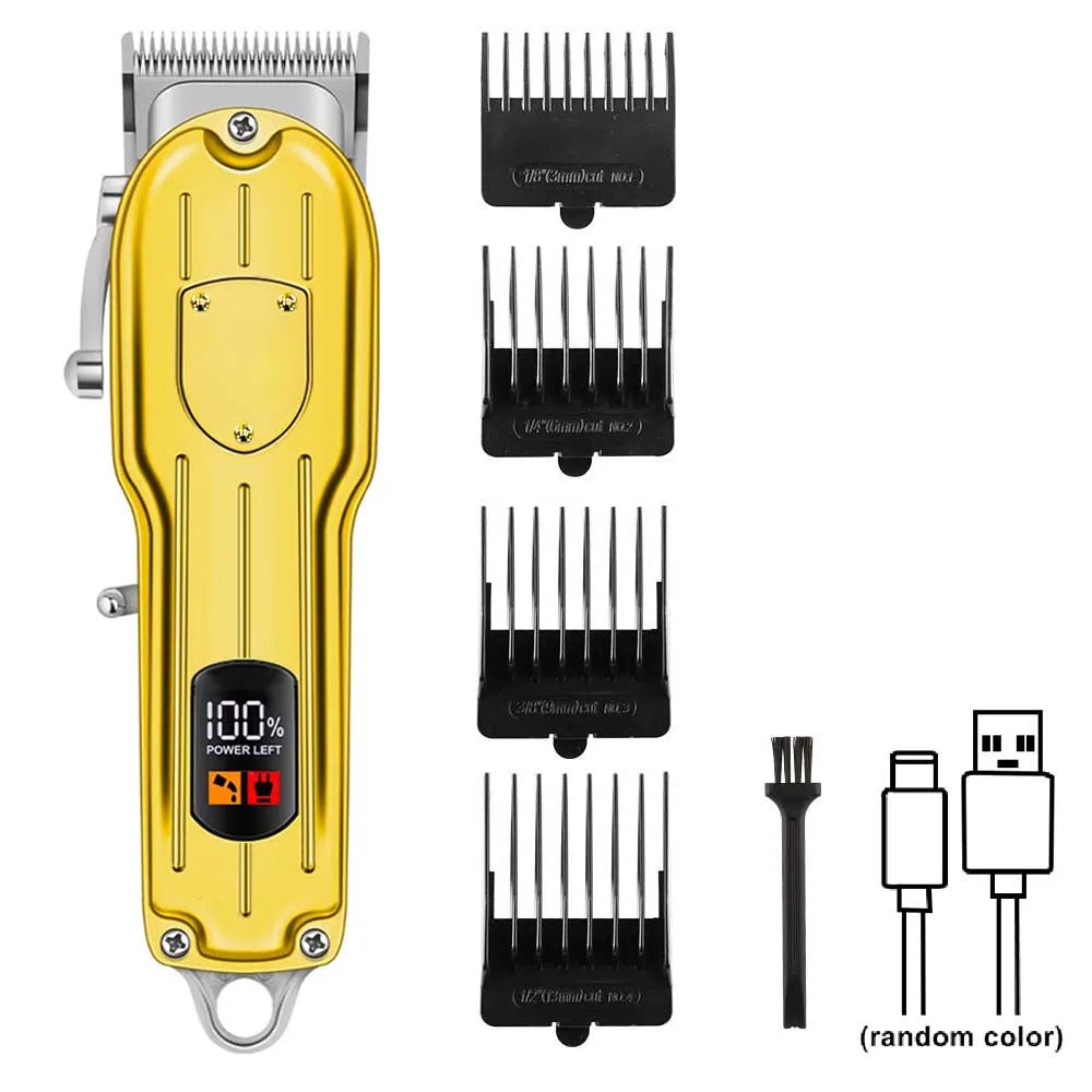 Cortapelos Profesional 3 en 1, Afeitadora Eléctrica Recargable, Recortador de Barba