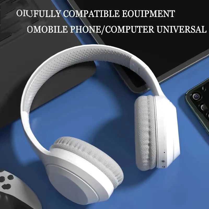 LonMao Auriculares Bluetooth 5.3 Gaming Plegables