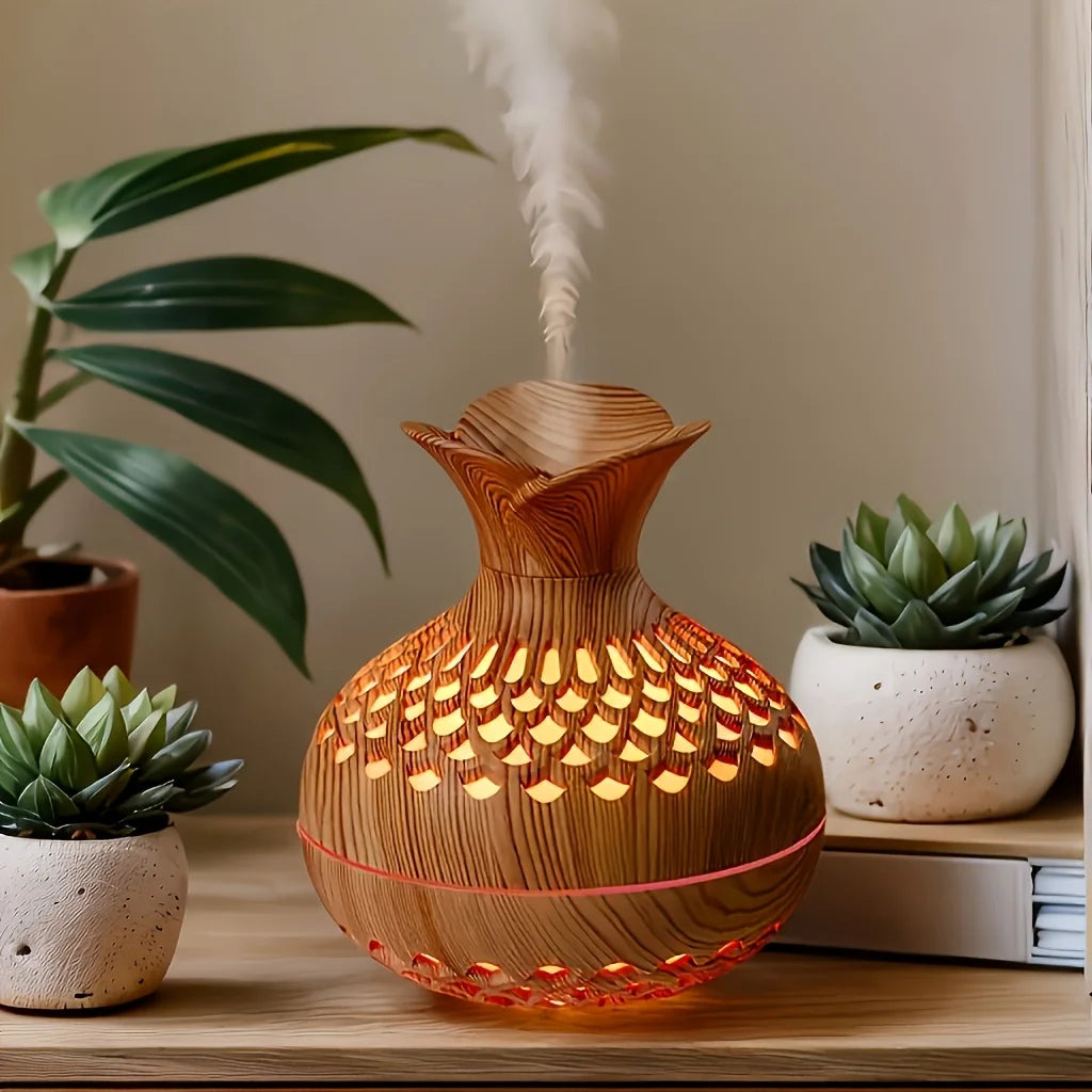 Humidificador de Flores con Luz de Ambiente