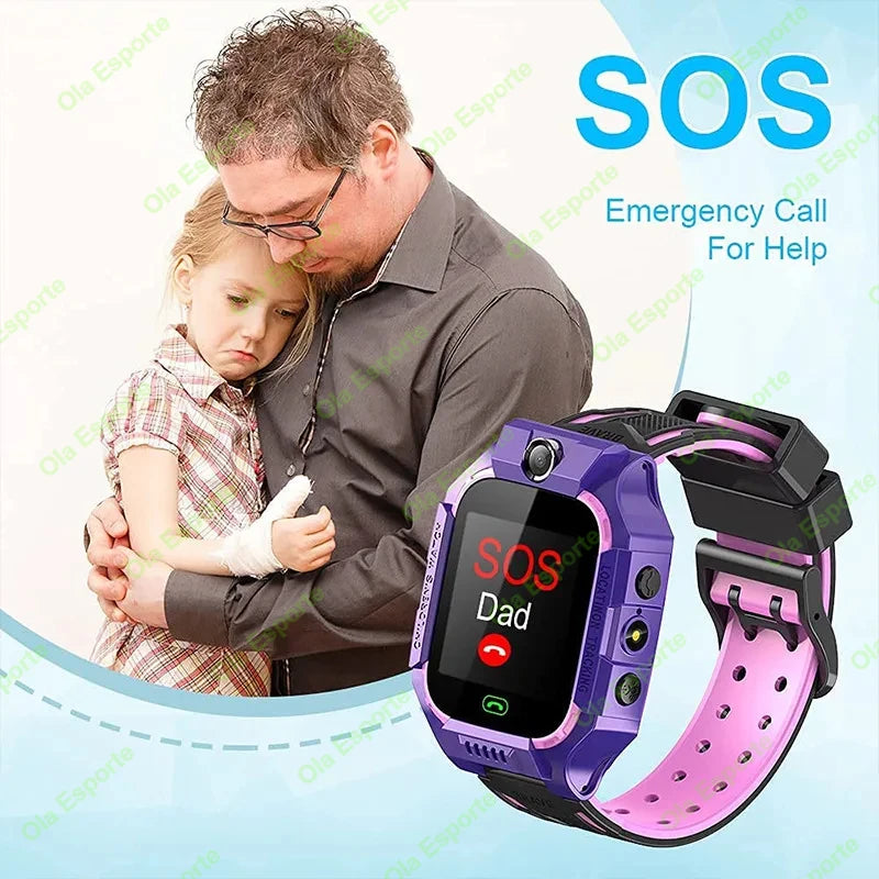 Reloj Inteligente GPS para Niños 2026, con Tarjeta SIM 2G, Llamada SOS, Cámara, Resistente al Agua, Regalo para Niños, Compatible con iOS y Android