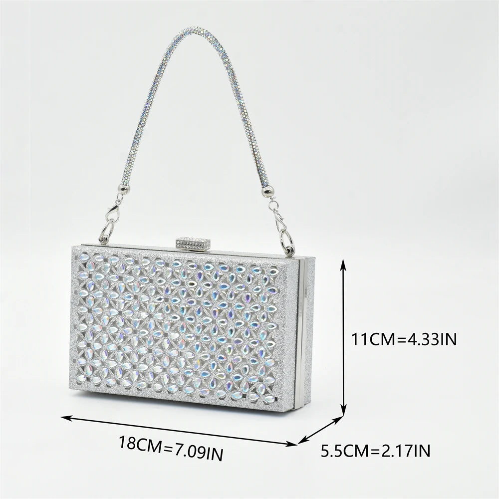 Zapatos y bolso de Color plateado para fiesta, boda, conjunto de zapatos y Bolsa de lujo para mujer, para fiesta de Nigeria, Italia, zapatos de tacón elegantes para mujer