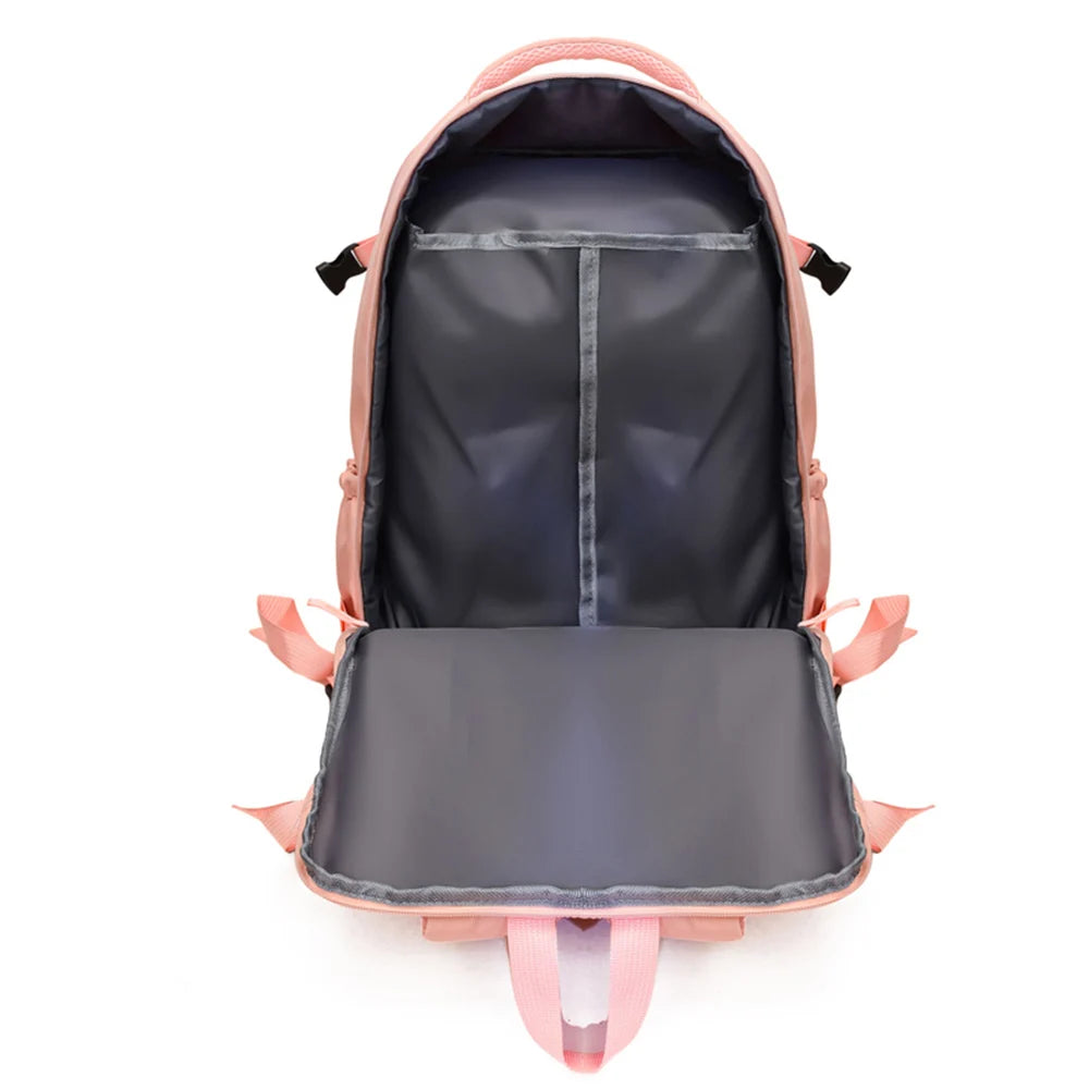Mochila de Viaje de Gran Capacidad con Compartimento para Zapatos, Mochila para Portátil de 16 Pulgadas, Bolsa Casual con Múltiples Bolsillos para Viajes de Fin de Semana