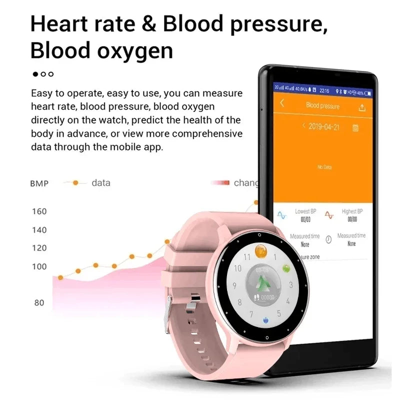 LIGE Reloj Inteligente Mujer Clima Bluetooth