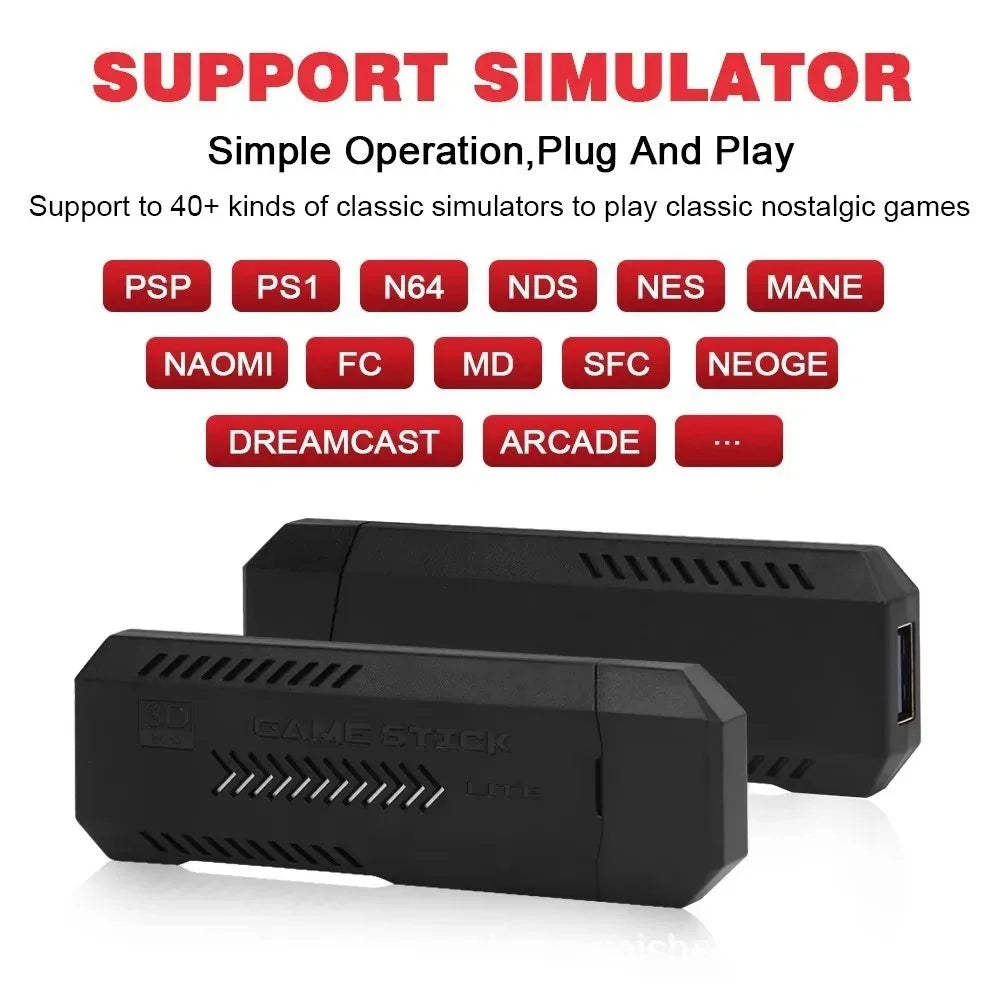 Consola de Juegos Retro X2PRO/X2 Ultra con Salida 4K, Joystick de Juego Arcade 3D Inalámbrico Multijugador para PSP PS1 GBA