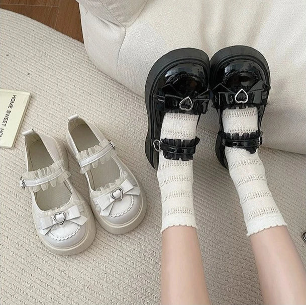 Zapatos Mary Jane con Plataforma y Hebilla para Mujer