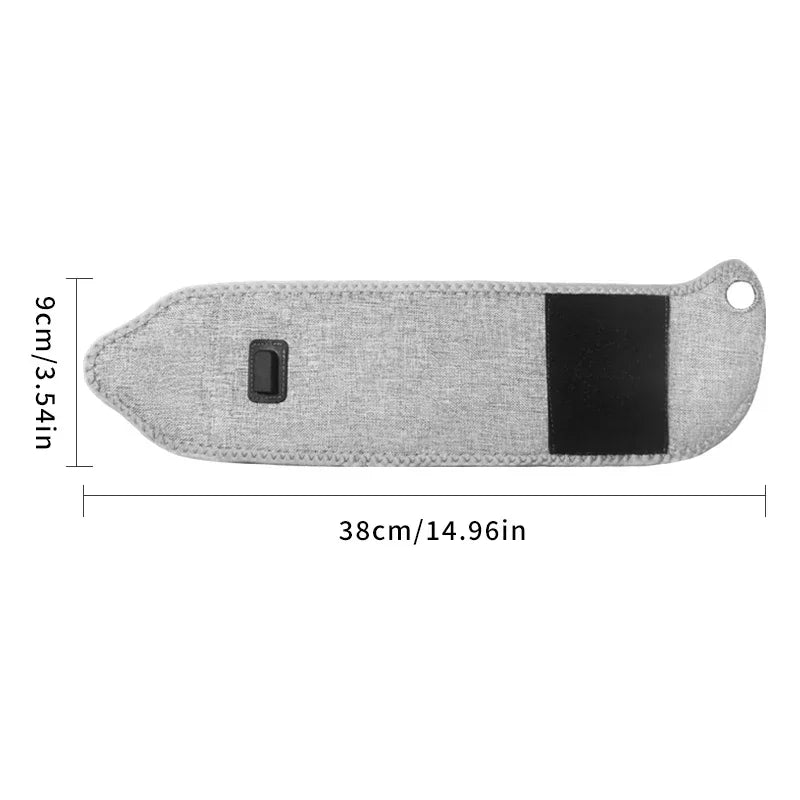 Almohadilla Térmica USB para Muñeca con Masaje y Luz Roja
