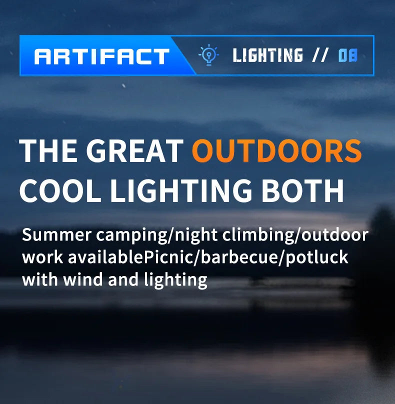 Ventilador portátil para colgar en la cintura, ventilador portátil con clip para la cintura para sitio de construcción al aire libre, luz nocturna para enfriar, Mini ventilador USB para colgar en el cuello