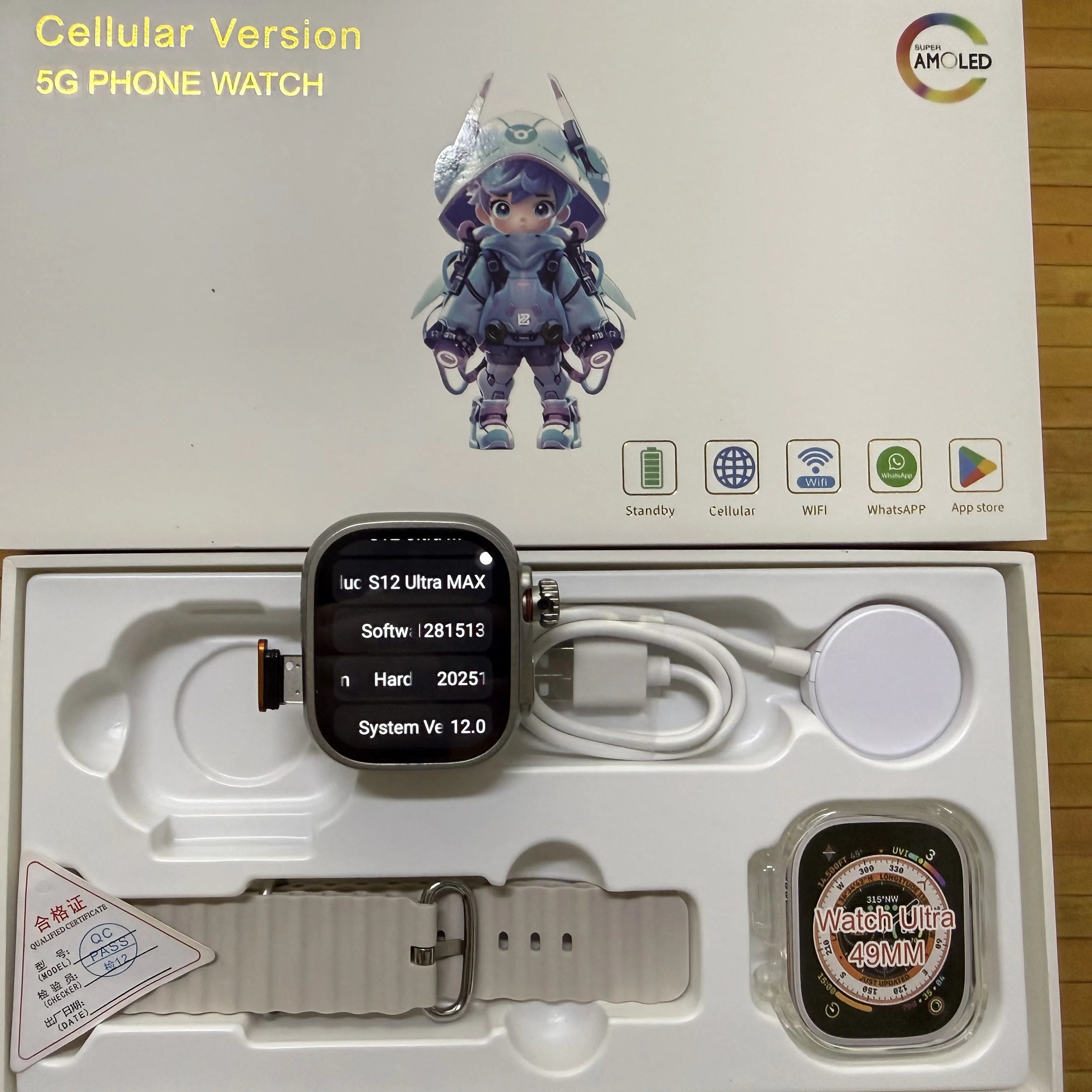 Reloj Inteligente S12 Ultra MAX Android 5G