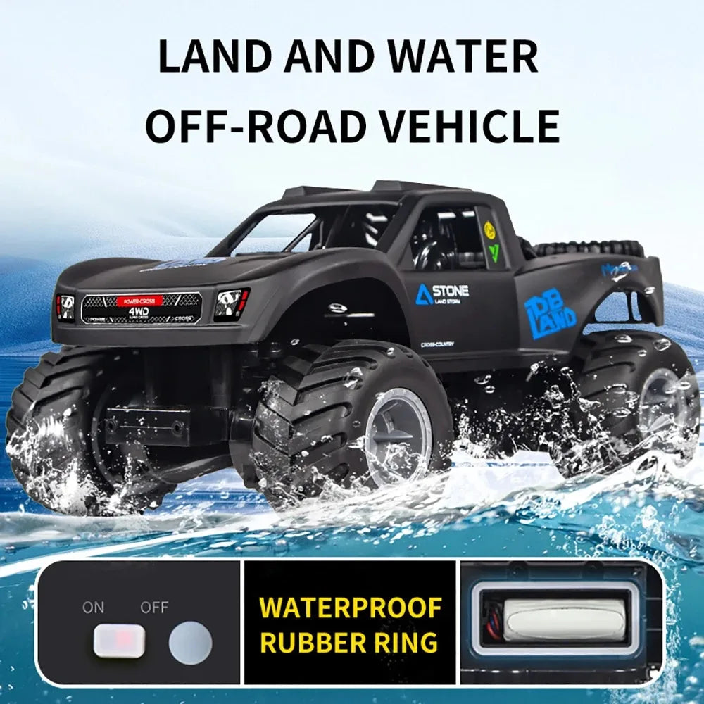 Auto RC Anfibio JJRC Q156 4WD 2.4G Control Remoto Todoterreno