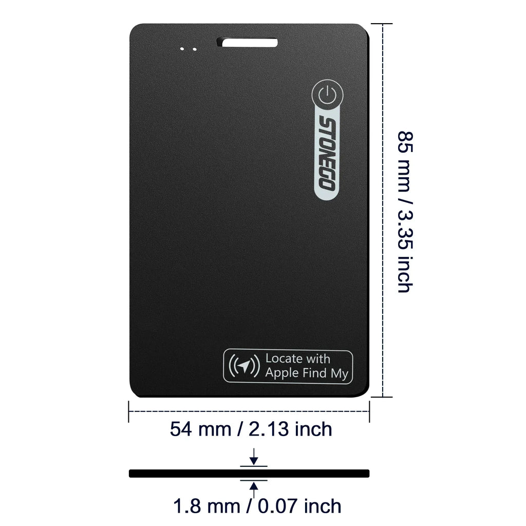 Localizador de Llaves y Mascotas Recargable Ultrafino, Resistente al Agua IP68, Compatible con Apple Find My iOS