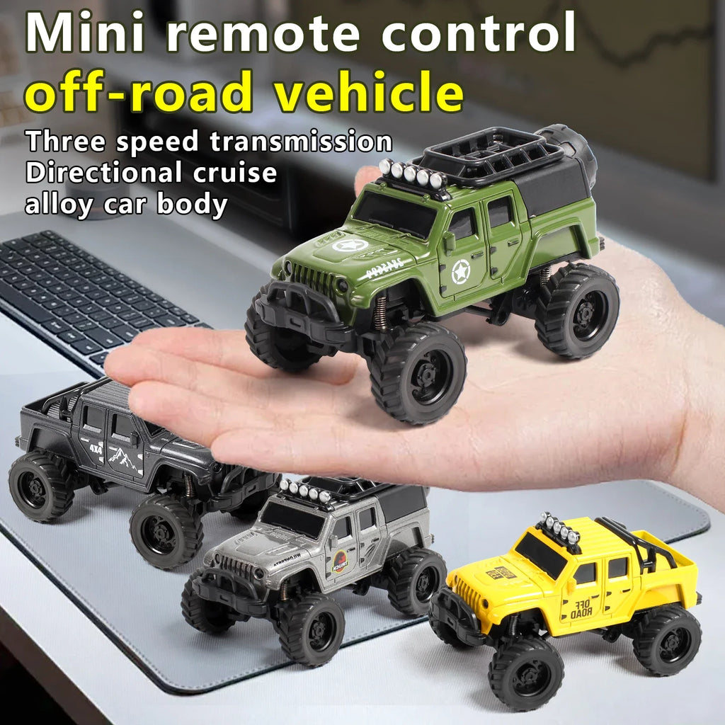 Coche Teledirigido de Aleación 1/64 Alta Velocidad para Niños