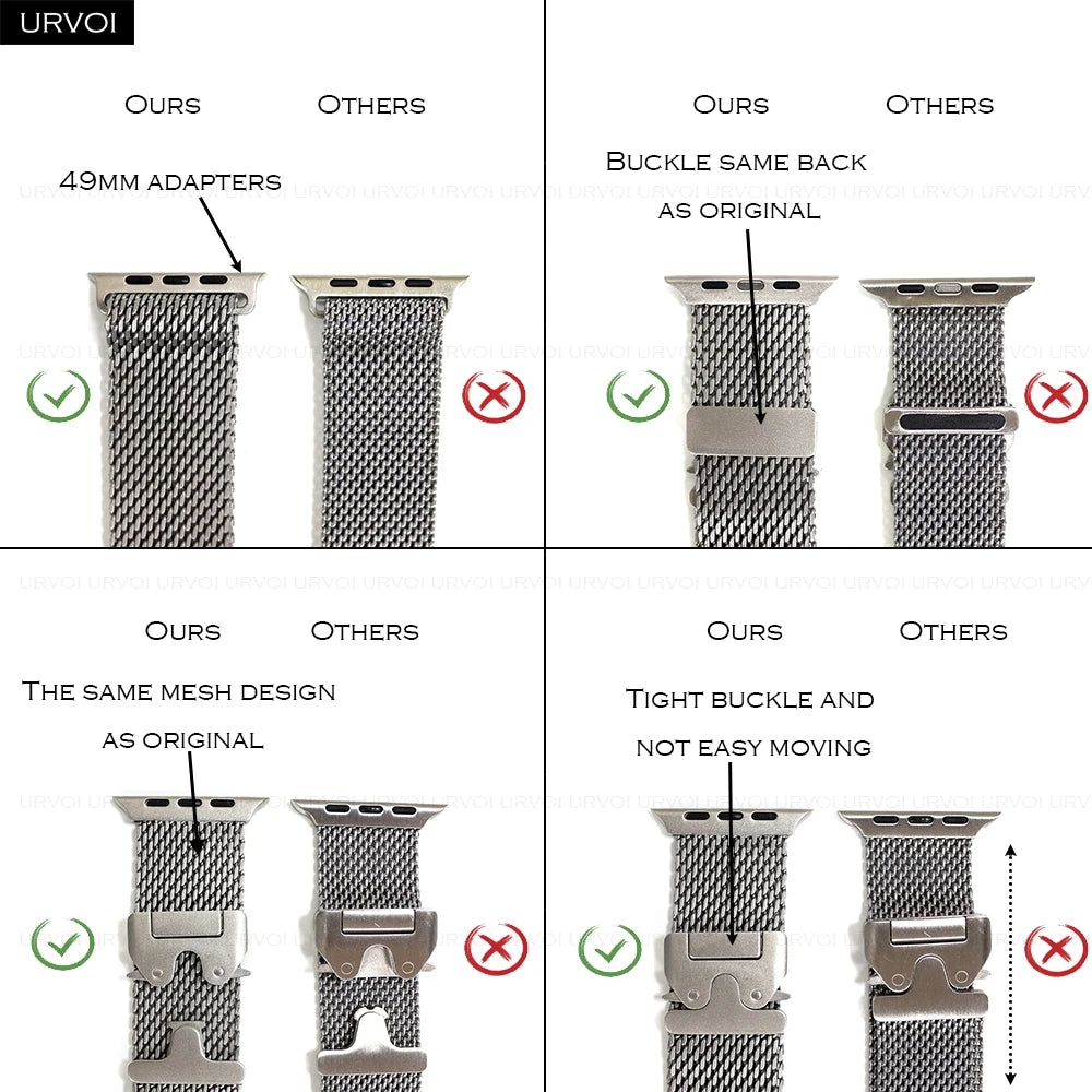 Correa URVOI de Acero para Apple Watch