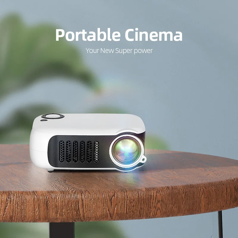 Mini proyector AUN A2000 LED, compatible con 1080P Full HD y 4K