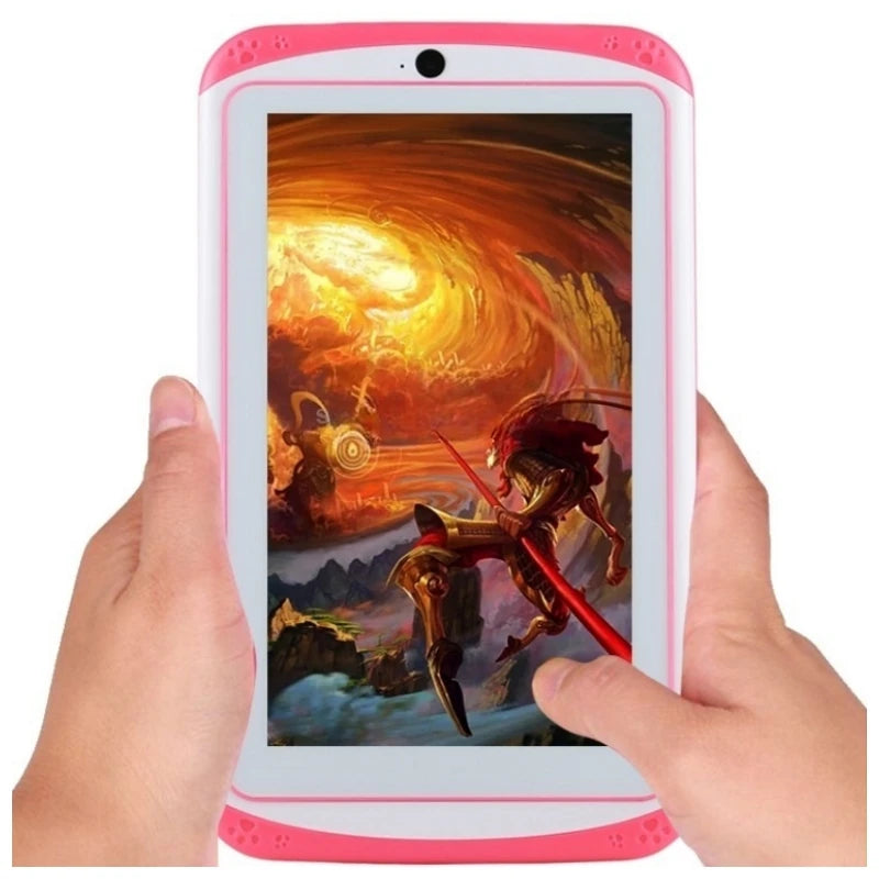 Tablet Infantil E99 de 7 Pulgadas, Android 9.0, CPU RK3126 de Cuatro Núcleos, Pantalla IPS de 1024*600, 2 GB de RAM, 16 GB de ROM, 3000 mAh