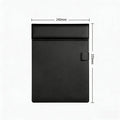 Carpeta Portapapeles A4, Carpeta de Trabajo, Portapapeles de Cuero PU, Carpeta con Clip para Archivos A4, Portadocumentos, Bloc de Notas para Conferencias con Portaplumas