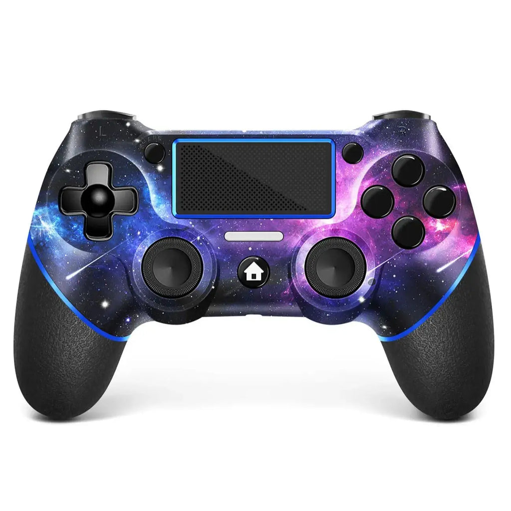 AceGamer Gamepad inalámbrico para controlador PS4, con cable USB C/dobles motores/giroscopio de 6 ejes/conector de audio de 3,5 mm/función de panel táctil