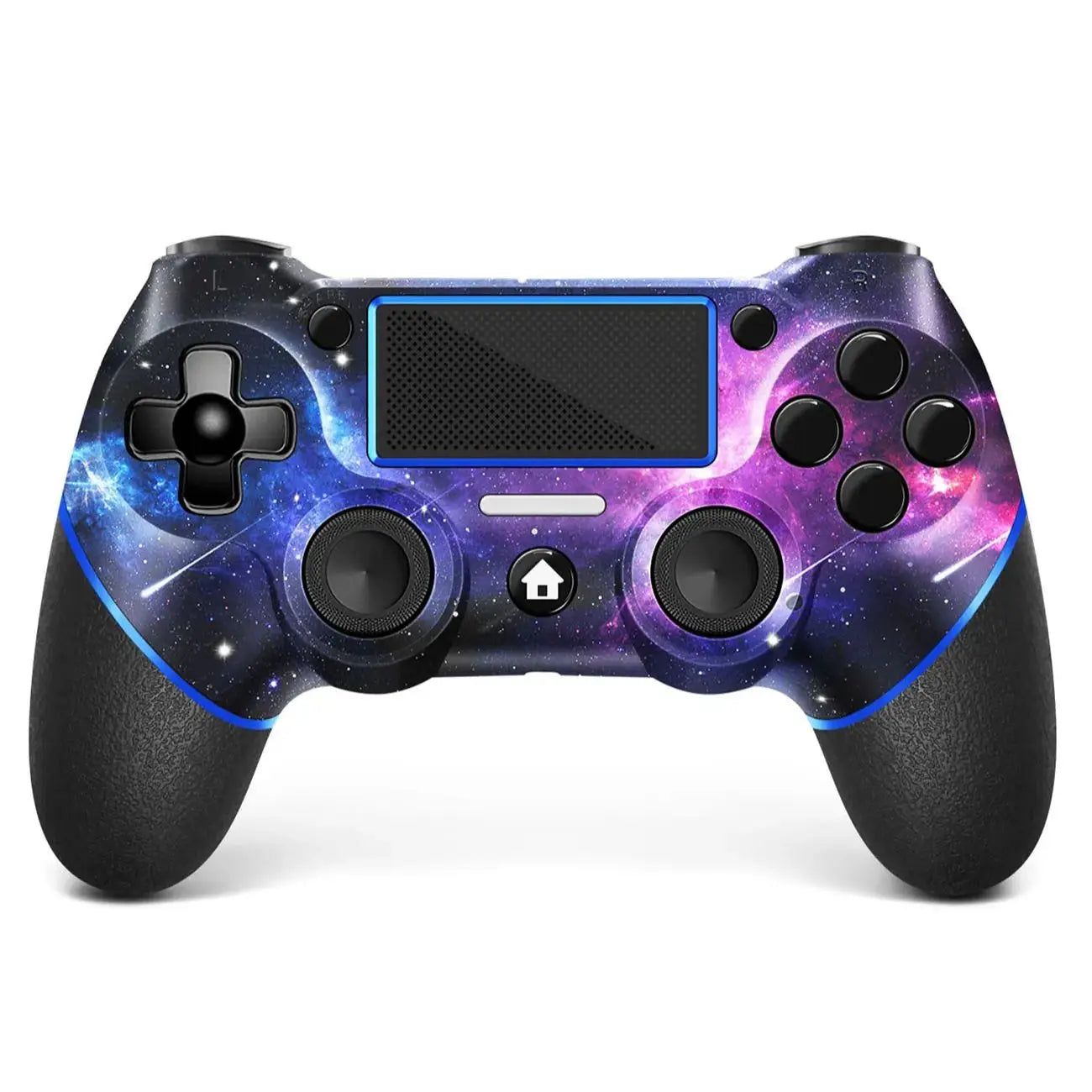 AceGamer Gamepad inalámbrico para controlador PS4, con cable USB C/dobles motores/giroscopio de 6 ejes/conector de audio de 3,5 mm/función de panel táctil