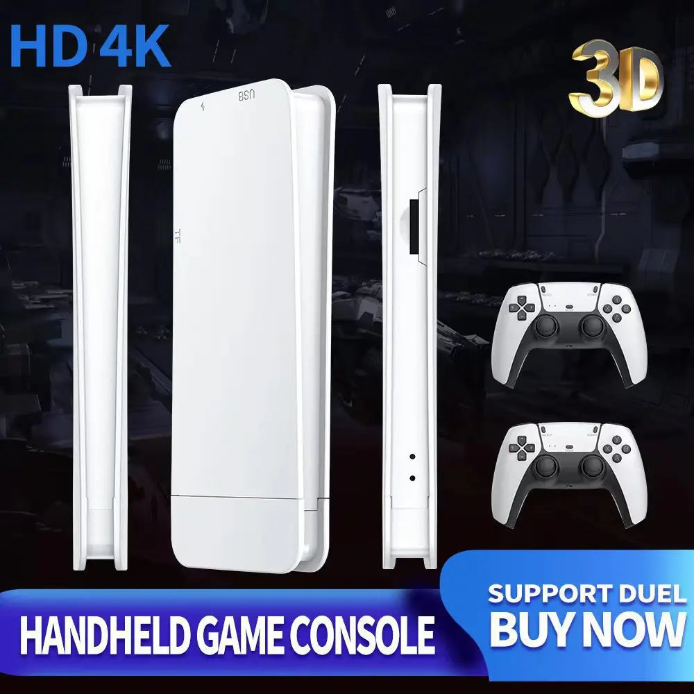 M15 4K Game Home Consola Mini Videojuegos 64 G Retro Consola 128 G Reproductor HD Videojuego Stick 2.4G Consola Dual Wireless PS1 gift