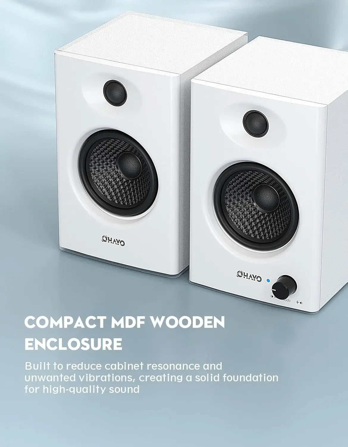 OHAYO Altavoces de Estantería Activos 60W Bluetooth