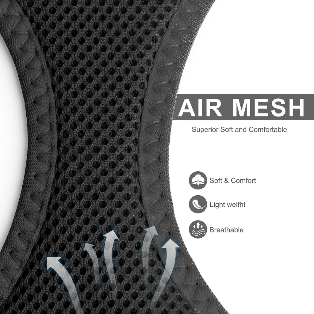 Arnés para perros y gatos con correa de plomo, chaleco ajustable, arneses transpirables de malla de poliéster, sti reflectante para accesorios para perros pequeños y gatos