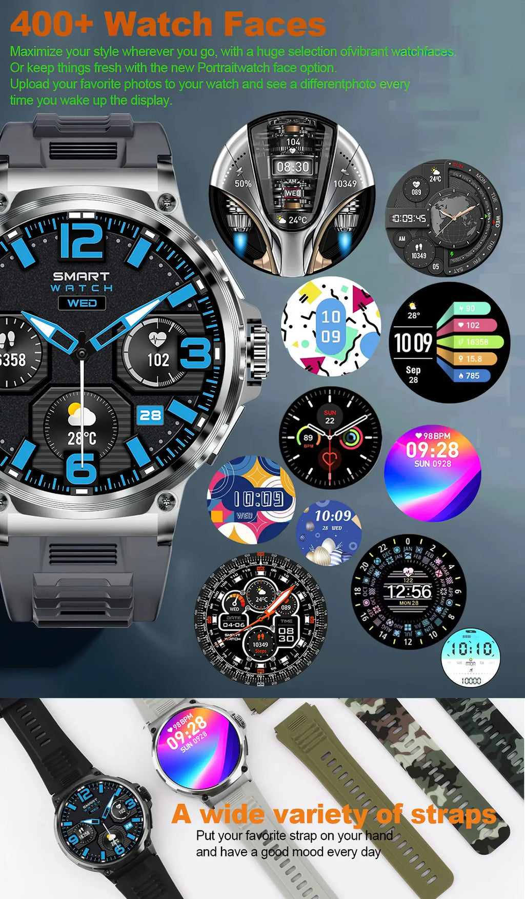 Reloj Inteligente Amazfit GPS AMOLED Deportivo