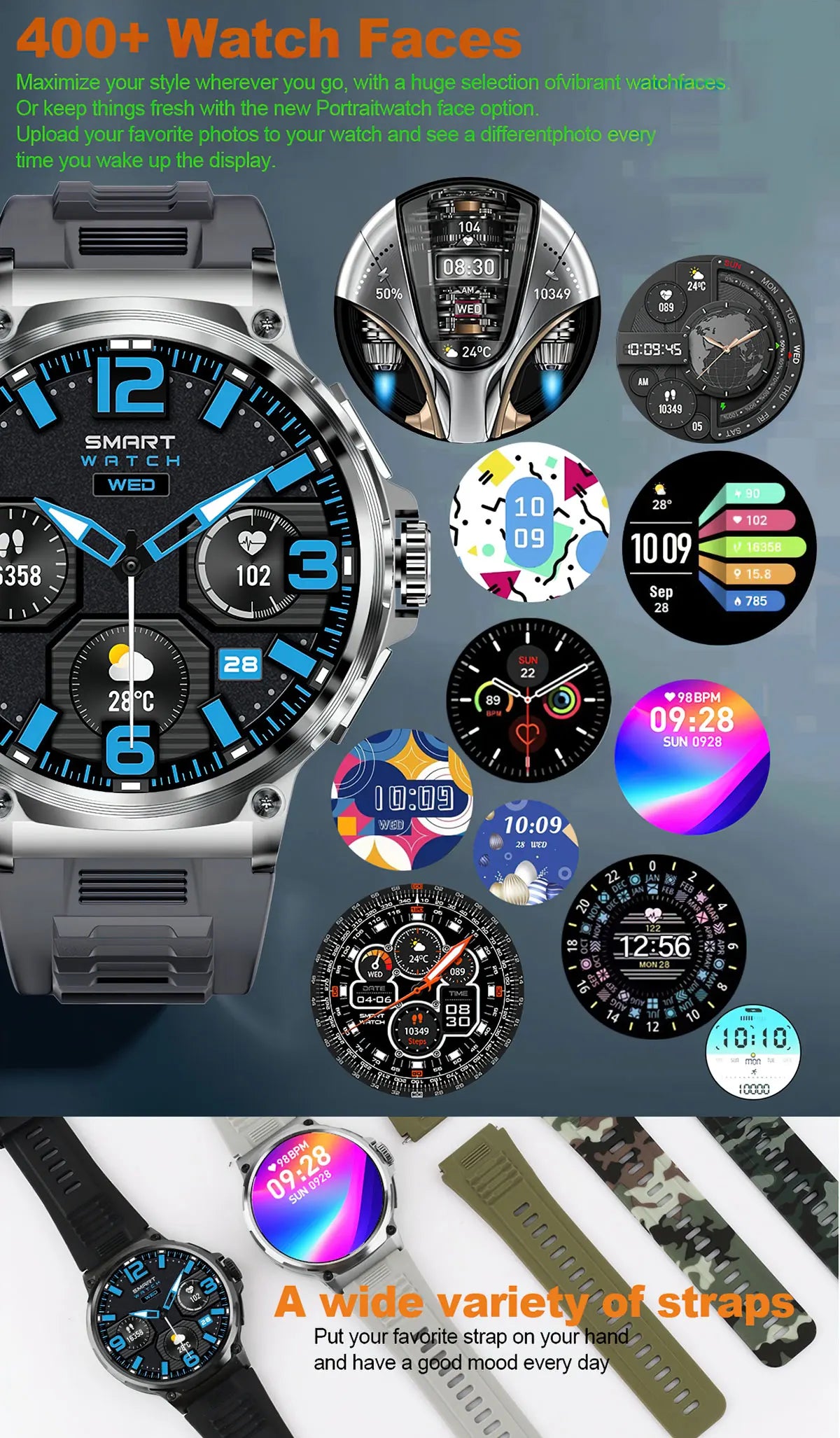 Reloj Inteligente Amazfit GPS AMOLED Deportivo