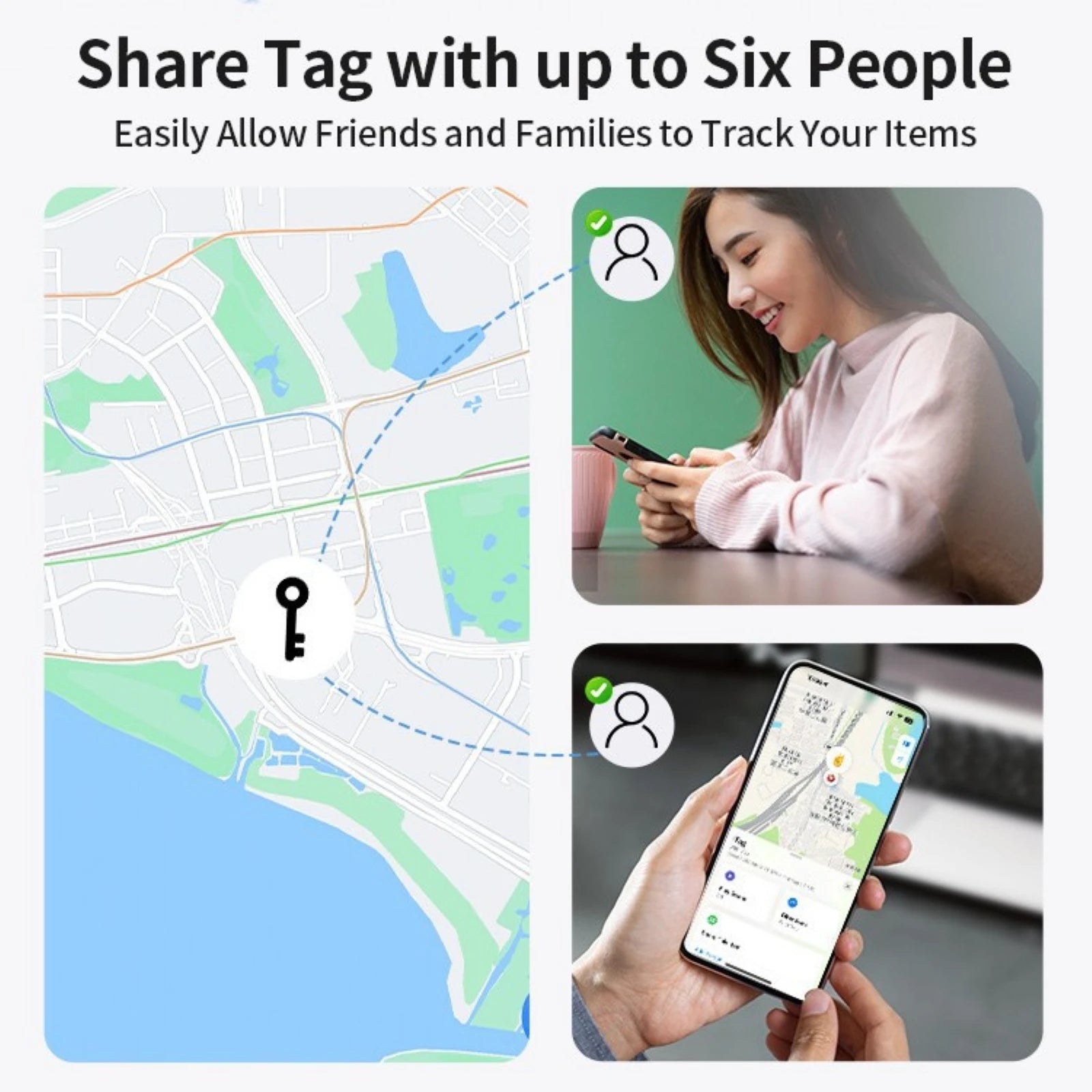 Rastreador Bluetooth para Mascotas Compatible con Apple Find My