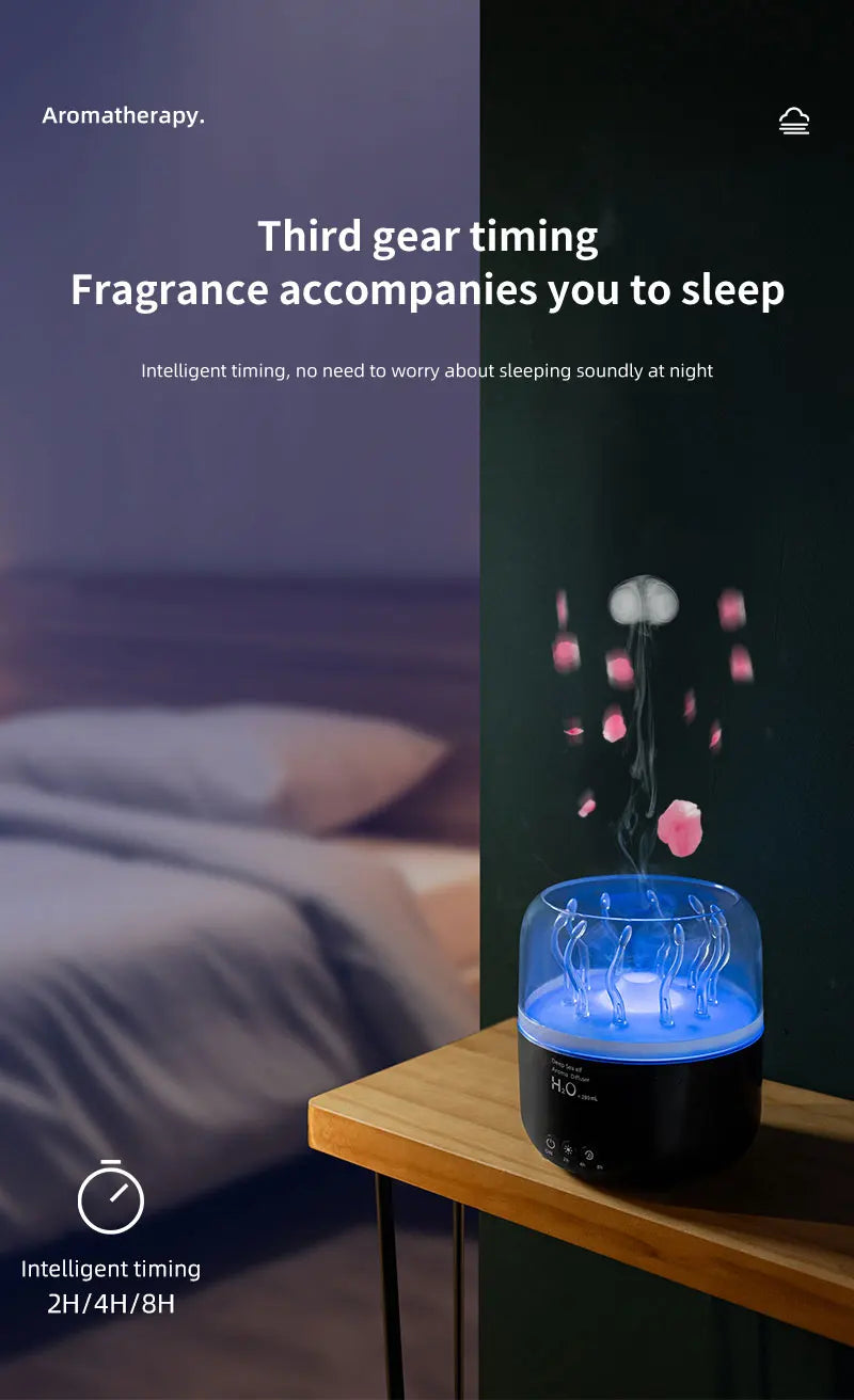 Humidificador Hierba Marina 280ml Ultrasónico