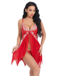 Camisón de Encaje con Cierre Frontal, Lencería Sexy para Mujer