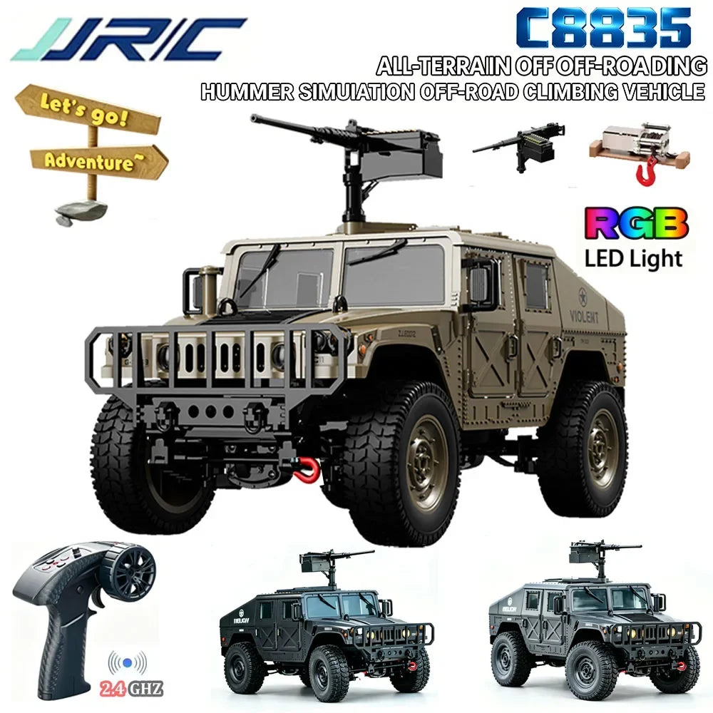 Auto RC JJRC C8835 Hummer 4x4 Todoterreno Control Remoto 2.4G