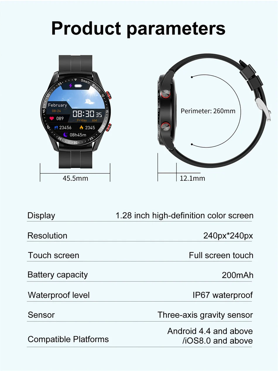 Reloj Inteligente Bluetooth Deportivo Fitness