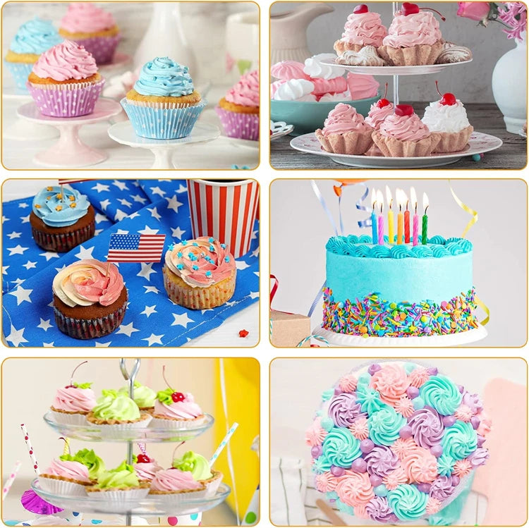 LMETJMA-bolsas de repostería desechables grandes de 21 pulgadas, bolsa gruesa para tuberías, bolsas para glaseado de calidad superior para galletas, magdalenas, JT508