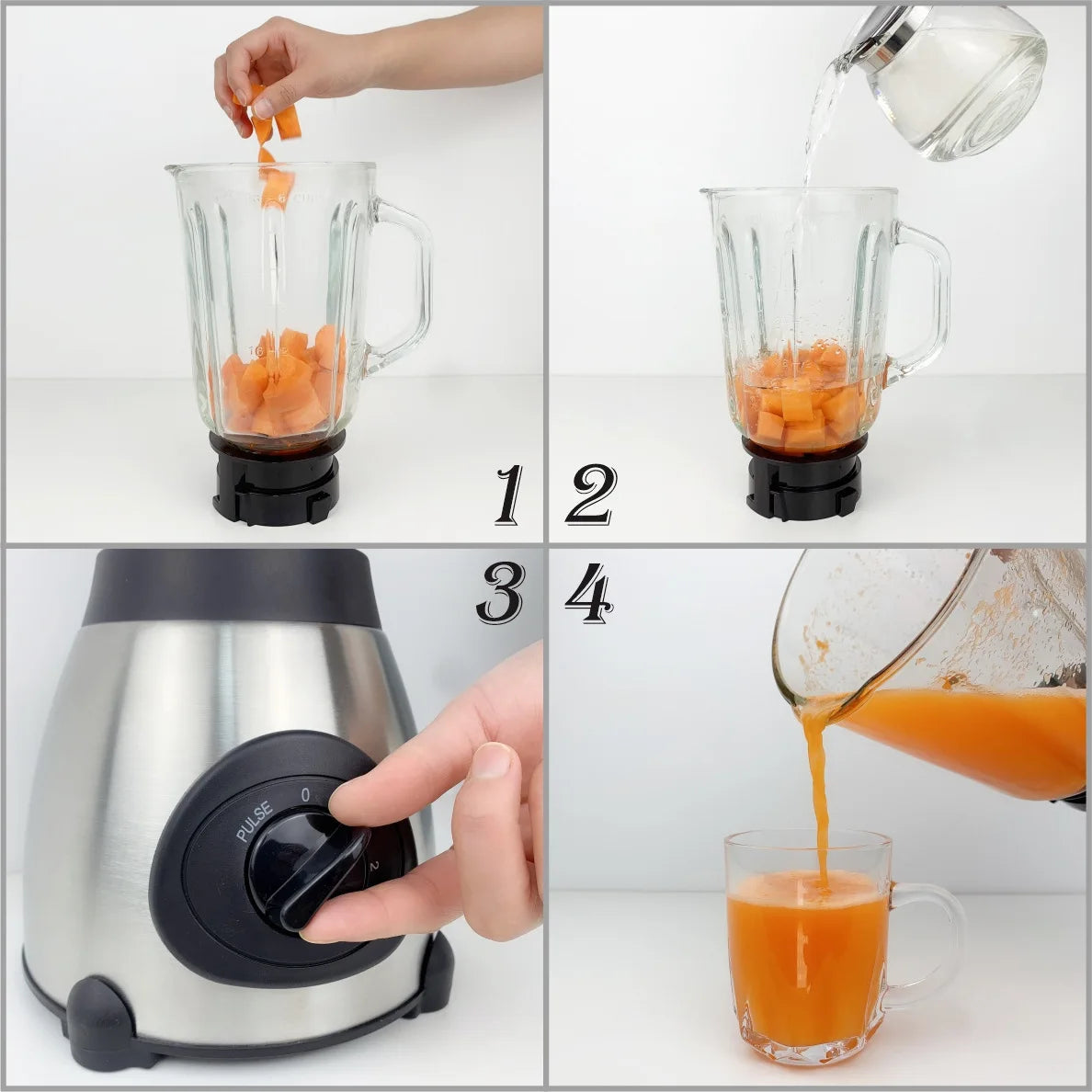 Exprimidor Multifuncional Automático con Función Leche de Soya