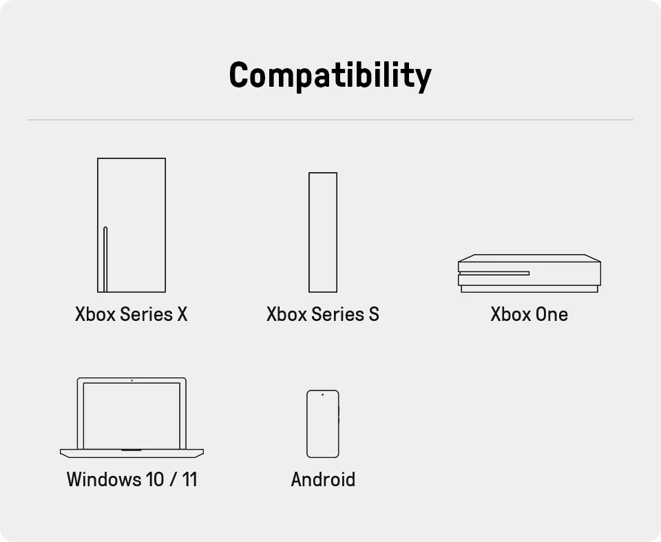 Controlador de juegos 8BitDo Ultimate de 3 modos para Xbox Series X | S, Xbox One Windows y Android Pulsadores de efecto Hall