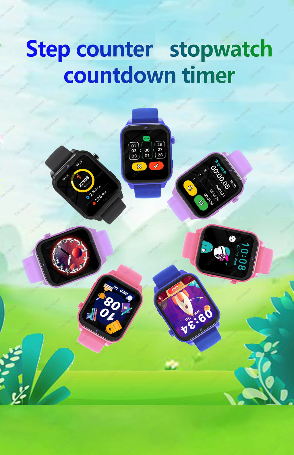 Reloj Inteligente Niños Cámara 18 Juegos