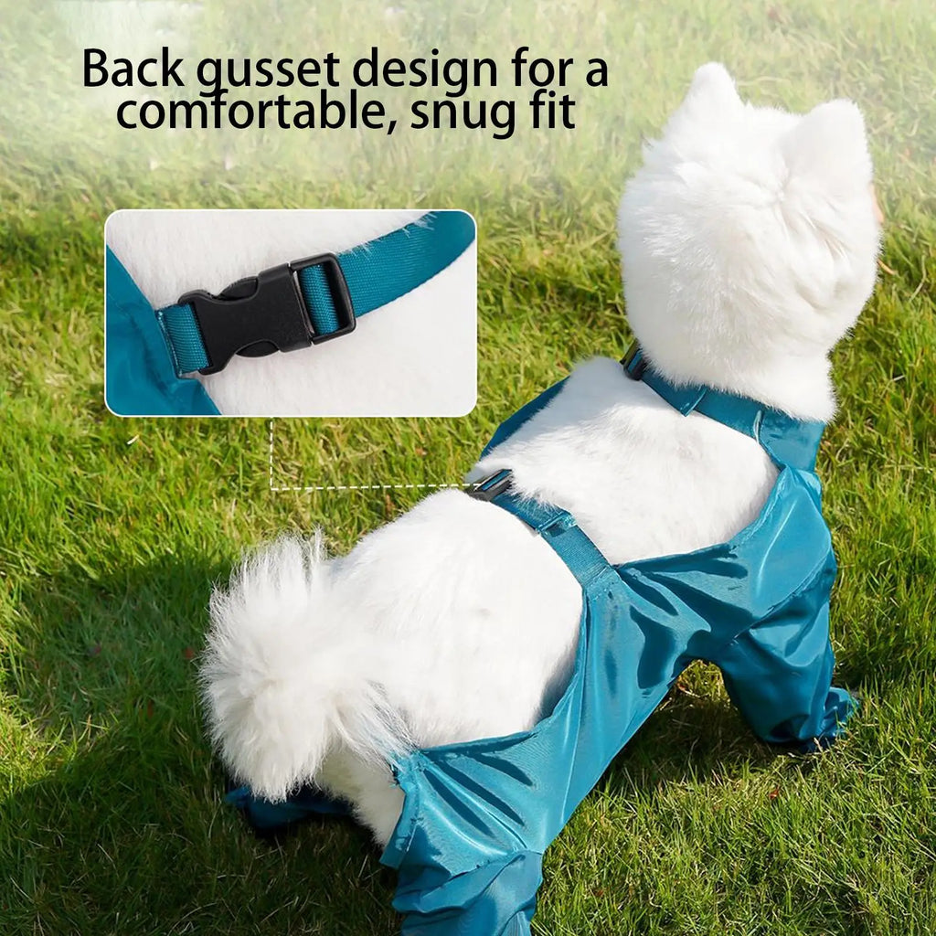 Traje de Nieve para Perro con Botas Incorporadas y Tiras Reflectantes