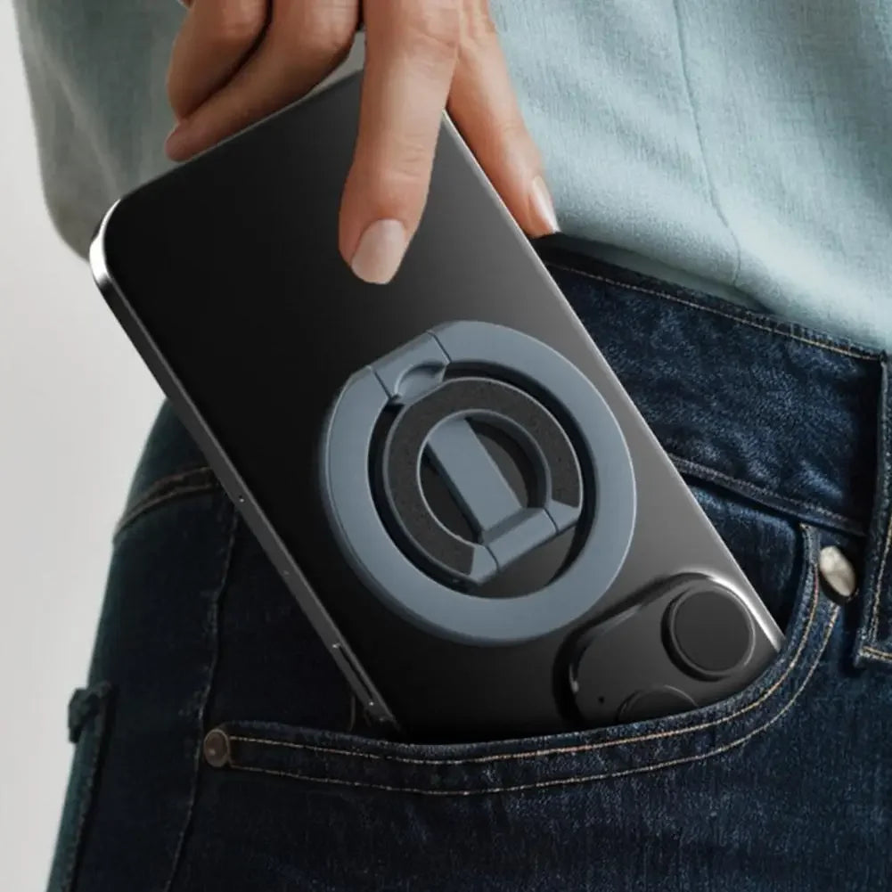 Soporte Magnético de Doble Cara para Teléfono con MagSafe, Anillo Magnético Plegable y Portátil para Celulares, Accesorios para Teléfono, Soporte de Agarre