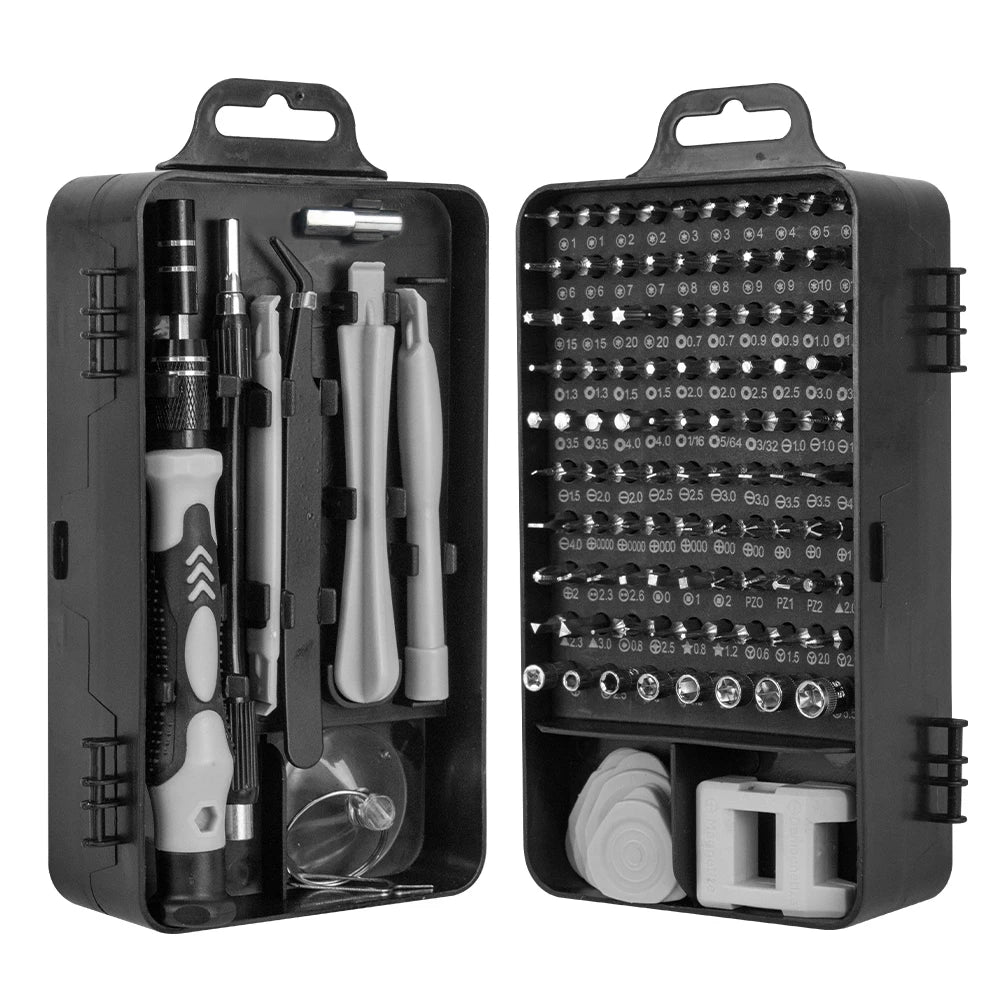 Kit Destornilladores de Precisión 115 en 1 Magnético