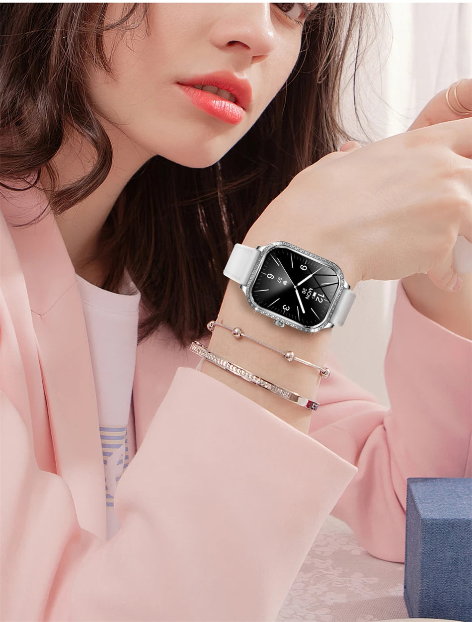 Reloj Inteligente Mujer HD 1.75 Fitness Bluetooth