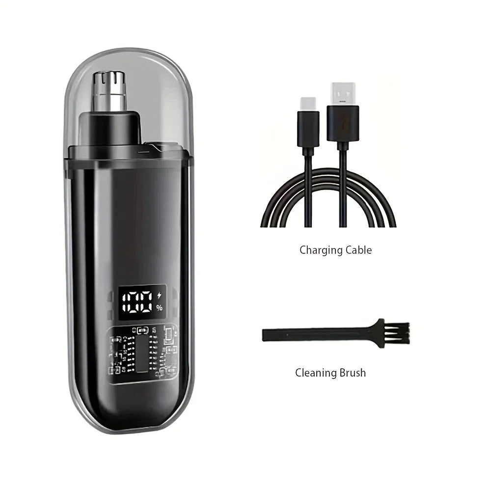 Cortadora de Pelo de Nariz y Oreja USB Portátil