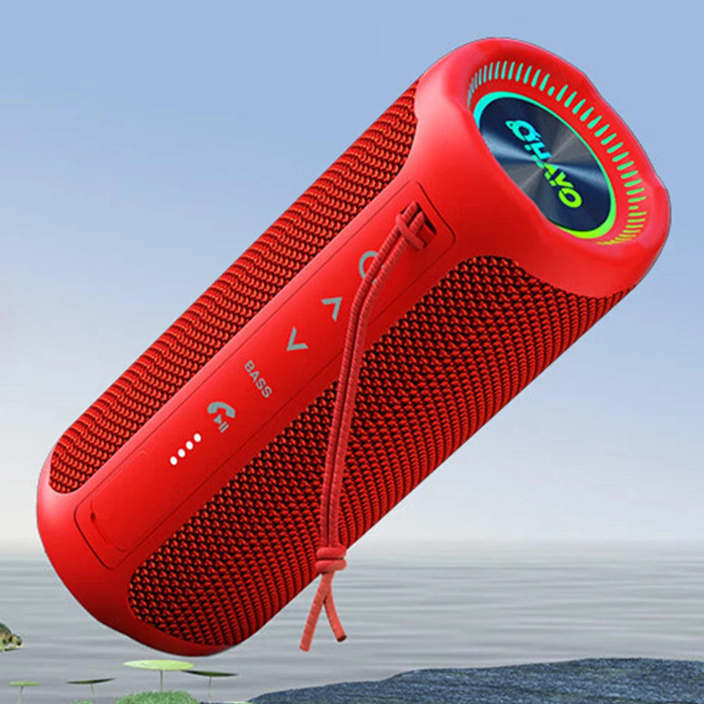 Ohayo X10 Max Altavoz Bluetooth portátil con luces deslumbrantes Altavoz inalámbrico Bluetooth 5,3 IPX7 resistente al agua para el hogar al aire libre