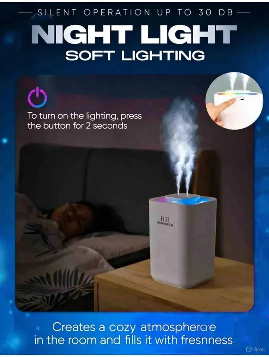 Humidificador 3.3L Filtro Dual USB