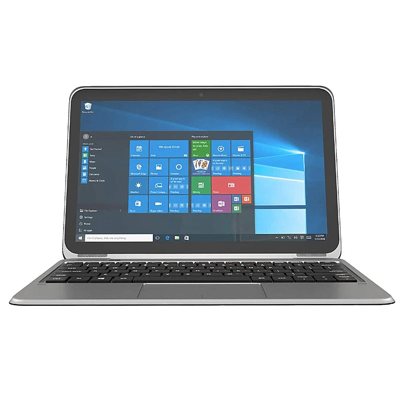 Tablet PC 2 en 1 con Windows 10, pantalla IPS de 11.6 pulgadas y resolución 1366*768, teclado acoplable, 2GB de RAM DDR, 64GB de ROM, procesador Intel Atom x5-8300 y batería de 9000mAh.